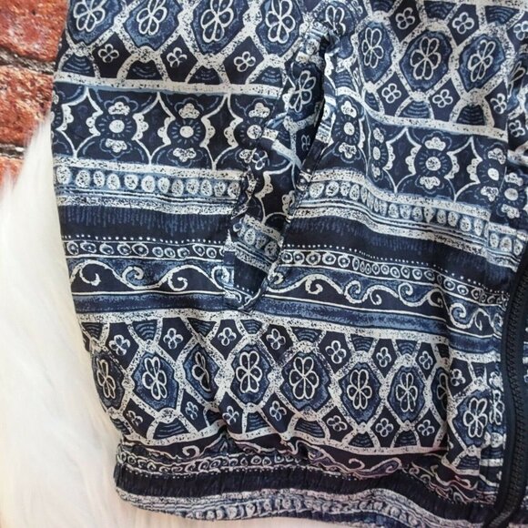 XPOSURE Vintage 100% Silk Track Jacket Outerwear Windbreaker Full-Zip 80s 90s M - Picture 8 of 12